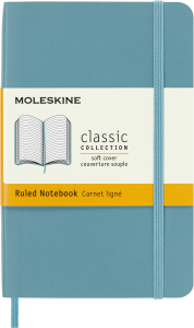 Notes Moleskine Classic P (9x14cm) w linie, miękka oprawa, niebieski