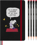 Zestaw Moleskine PEANUTS  Notes + 4 Ołówki Blackwing