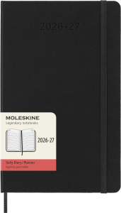 MOLESKINE kalendarz 2026/2027 LARGE CZARNY DAILY DZIENNY HARD