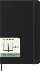 MOLESKINE kalendarz 2026/2027 LARGE CZARNY HORIZONTAL HARD