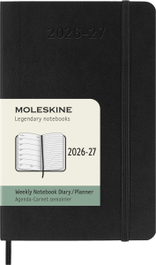 MOLESKINE kalendarz 2026/2027 POCKET CZARNY WEEKLY SOFT
