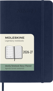 MOLESKINE kalendarz 2026/2027 POCKET GRANATOWY WEEKLY SOFT