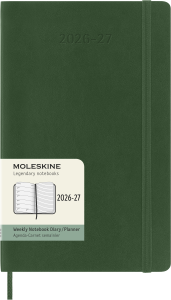 MOLESKINE kalendarz 2026/2027 LARGE ZIELONY WEEKLY SOFT