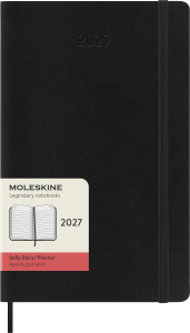 MOLESKINE kalendarz 2027 CZARNY LARGE SOFT DZIENNY (13x21)