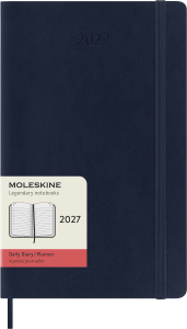 MOLESKINE kalendarz 2027 GRANATOWY LARGE SOFT DZIENNY (13x21)