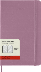 MOLESKINE kalendarz 2027 BRUDNY RÓŻ LARGE HARD DZIENNY (13x21)