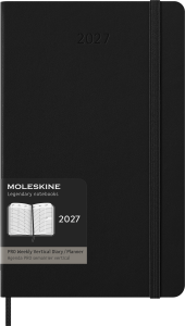 MOLESKINE kalendarz 2027 CZARNY PRO LARGE VERTICAL  (13x21)