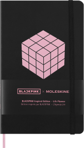 MOLESKINE kalendarz NIEDATOWANY LARGE BLACKPINK WEEKLY
