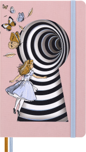 Notes Moleskine edycja limitowana ALICE IN WONDERLAND Large (13x21 cm) w linie