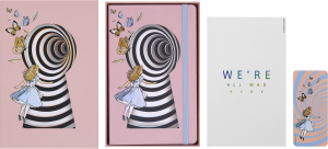 Notes Moleskine edycja limitowana ALICE IN WONDERLAND Large (13x21 cm) w linie w pudełku