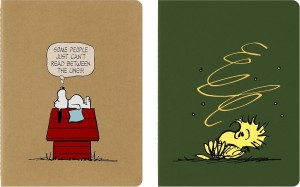 Zestaw 2 Zeszytów Moleskine Cahier Journals  PEANUTS Extra Large (19x25cm) w linie